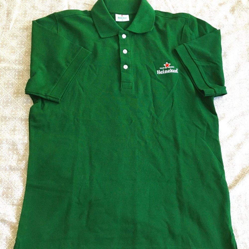 EUC Heineken polo shirt, size S.